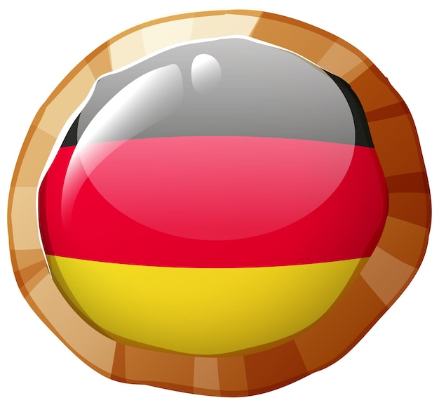 Badge design for Germany flag