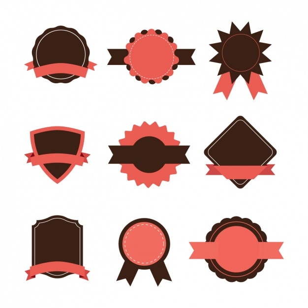 Free Vector badge designs collection