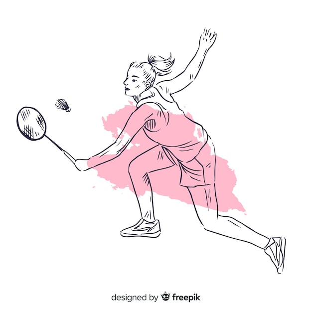 Badminton player