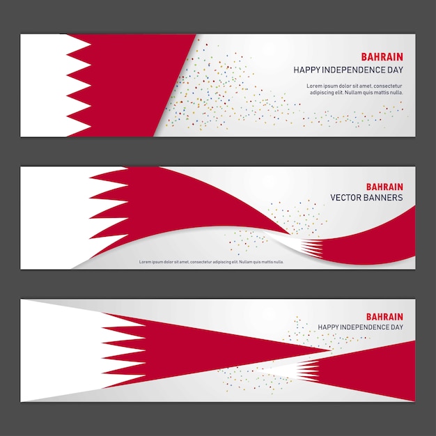 Free Vector bahrain independence day