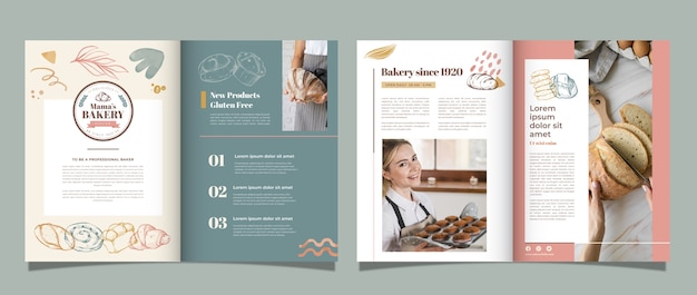 Bakery brochure template