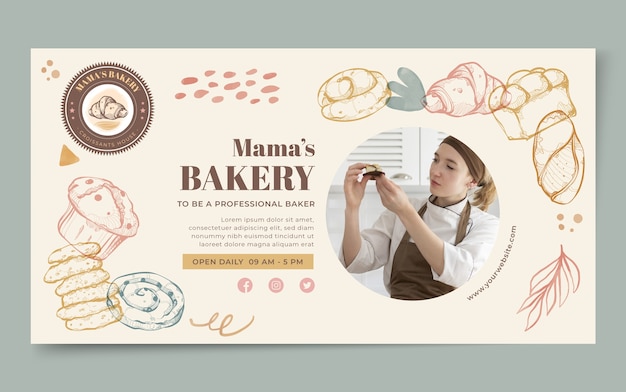 Bakery facebook template