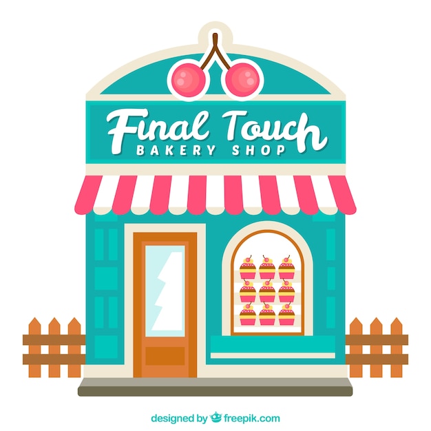 Free Vector bakery shop