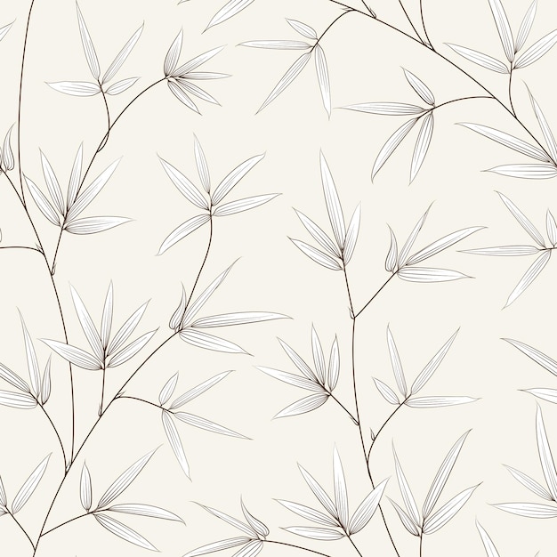 Free Vector bamboo seamless texture for fabric swatch.