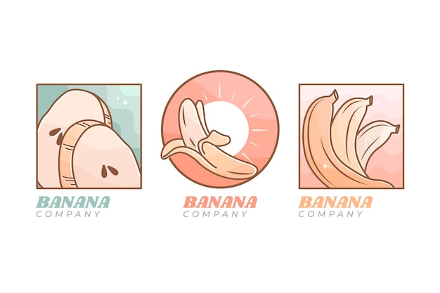 Banana logo collection