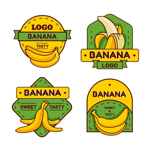 Banana logo collection