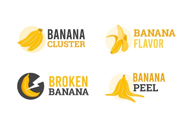 Banana logo collection