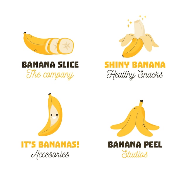 Banana logo collection