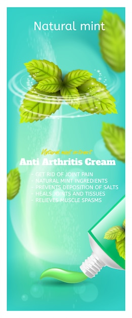 Banner Anti Arthritis Cream Natural Mint Extract