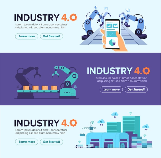 Banner set of Smart Factory automation