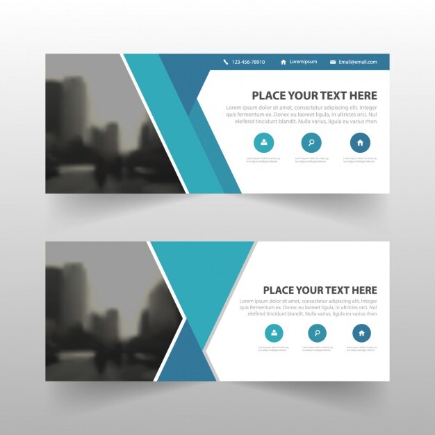 Banner template design