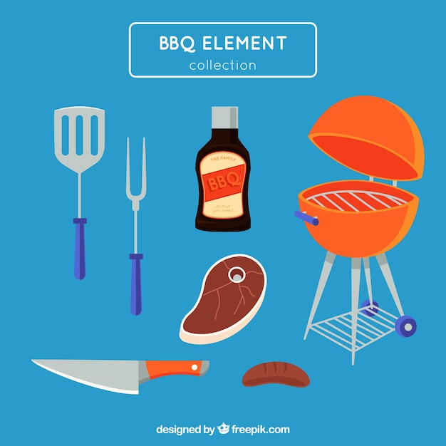 Free Vector barbecue elements