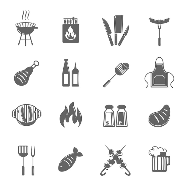 Barbecue icons