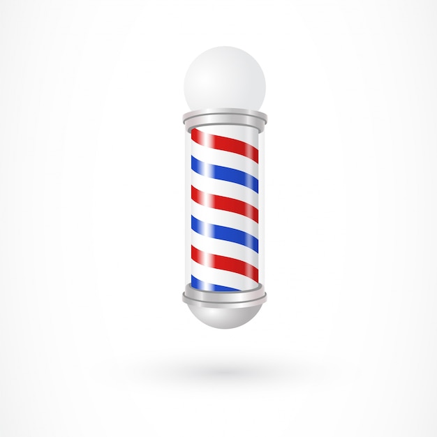 Free Vector barber shop advertising illustration