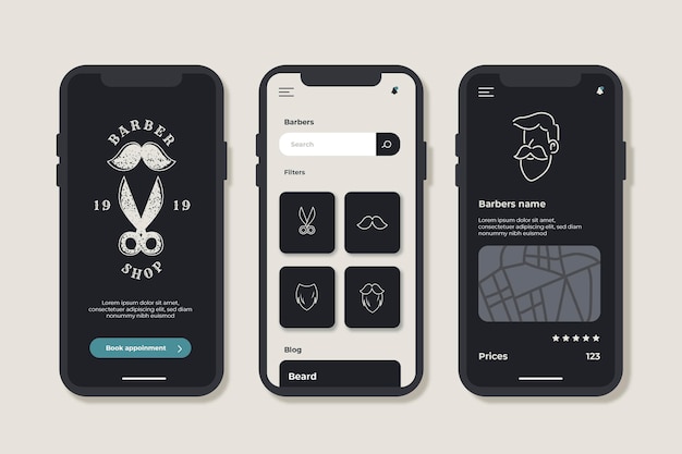 Barber shop booking app