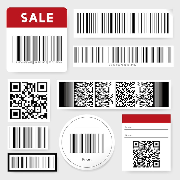 Barcode and QR code collection