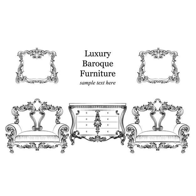 Barroque furniture design