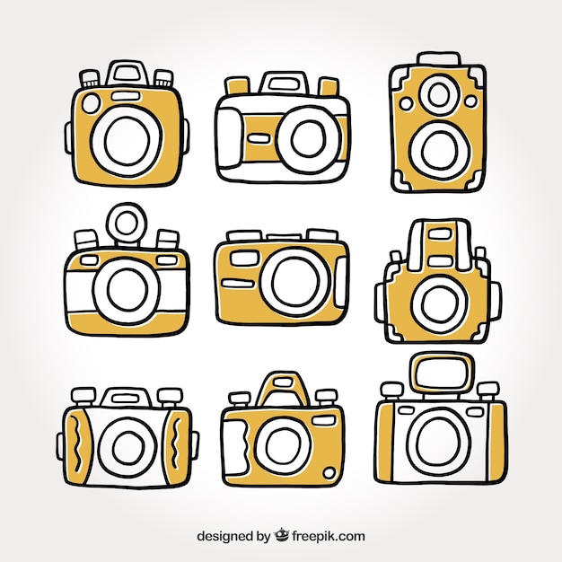 Free vector basic camera collection