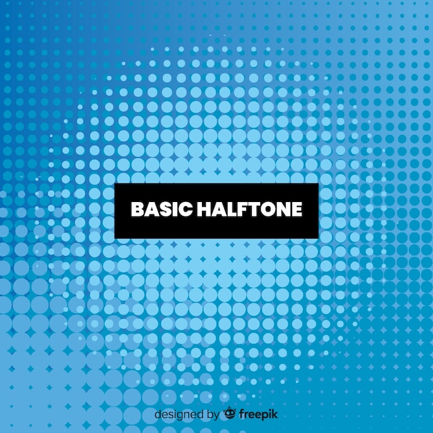 Free Vector basic halftone background