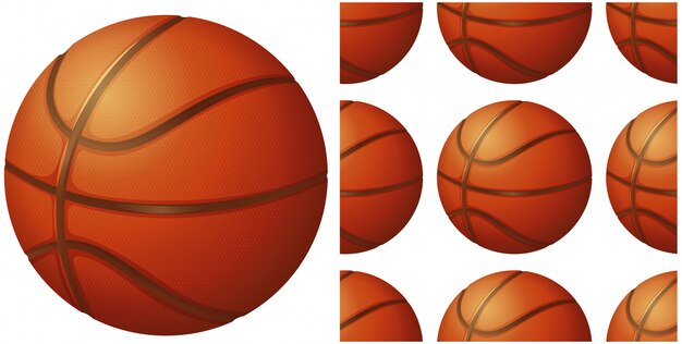 Basketball ball isolated on white