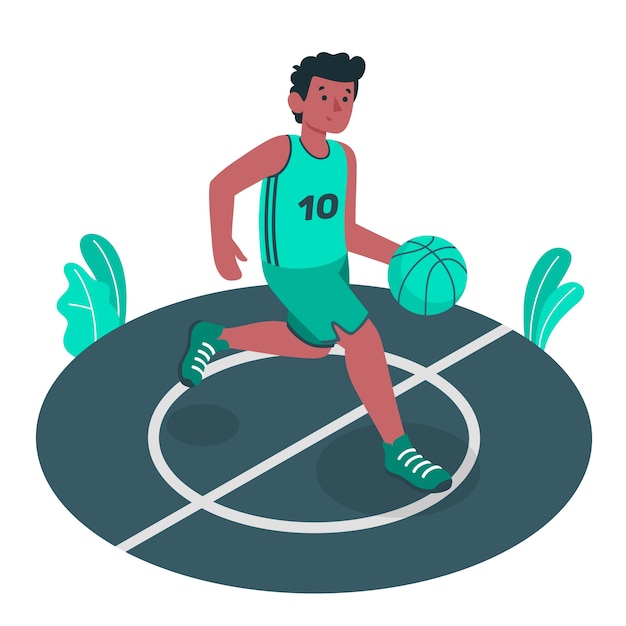 Basketball concept illustration