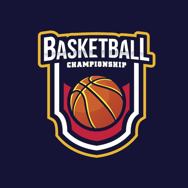 Free Vector basketball logo design