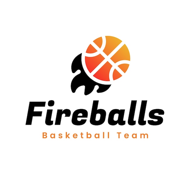 Basketball logo template