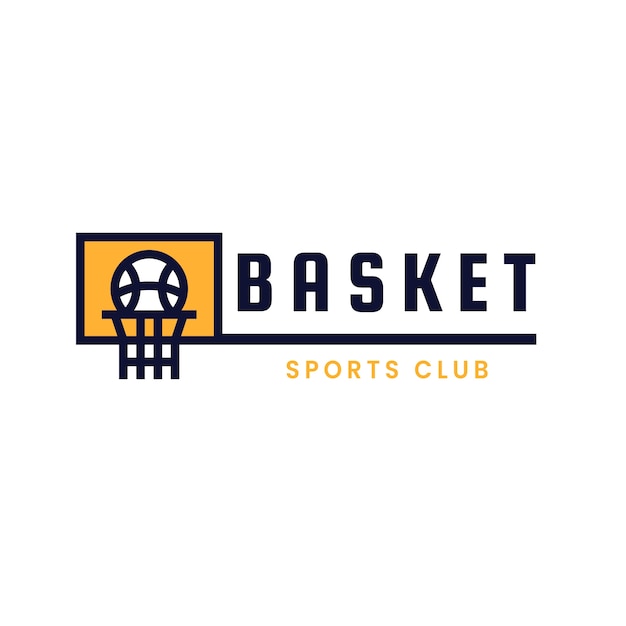 Basketball logo template