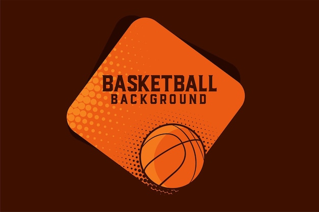 Basketball outdoor sports background design