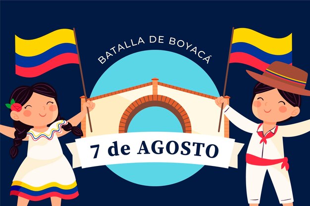 Batalla de boyaca illustration