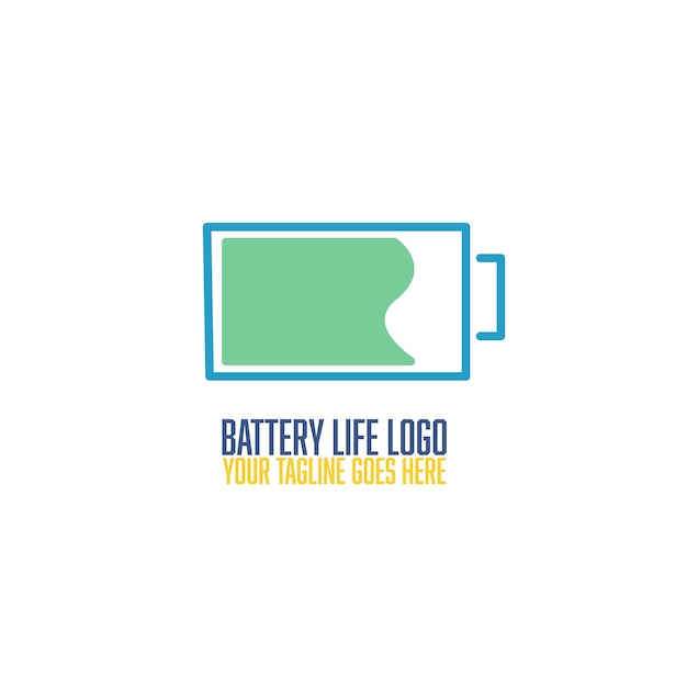 Free Vector battery life logo