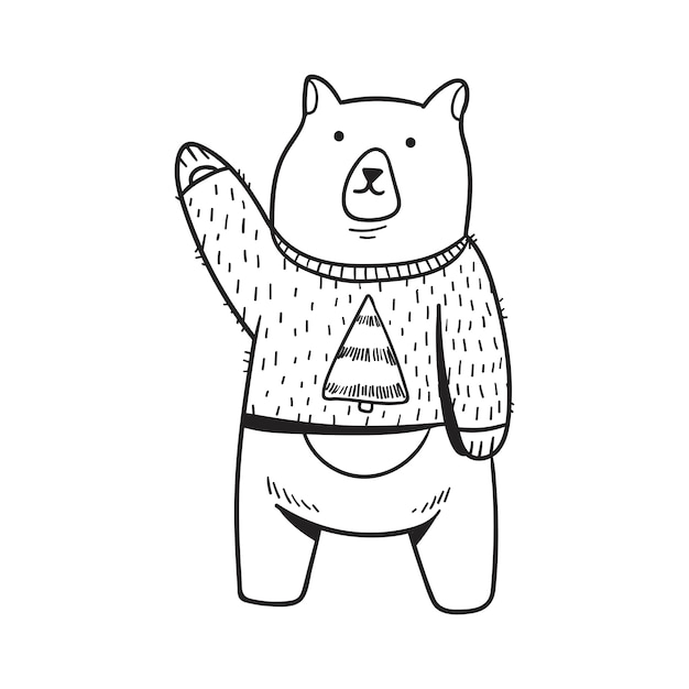 Free vector bear