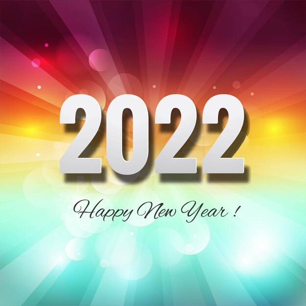 Beautiful 2022 card holiday background