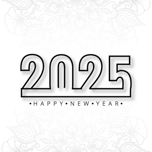 Free Vector beautiful 2024 new year event card background