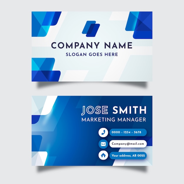 Beautiful abstract business card