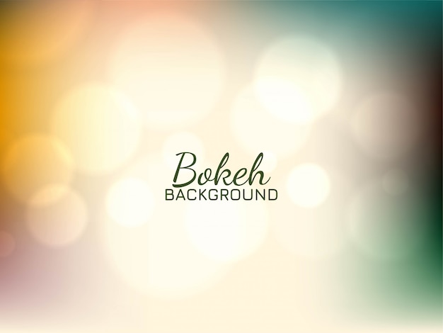 Beautiful bokeh colorful soft background