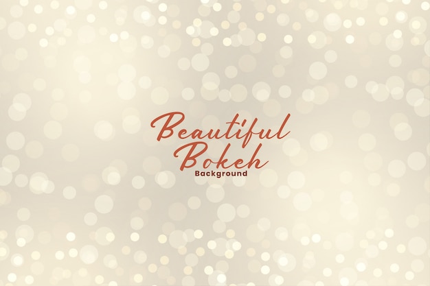 Free vector beautiful bokeh lights effect sparkling background