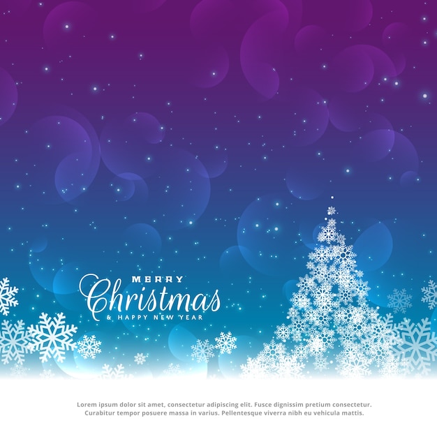 beautiful christmas greeting card design background