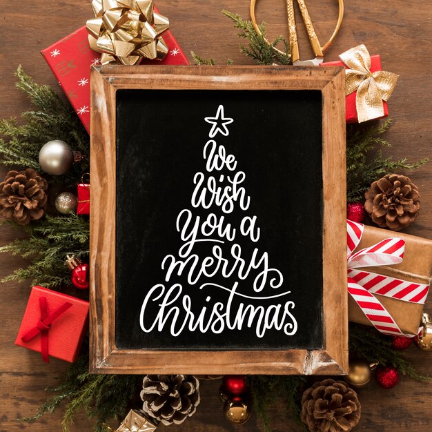 Beautiful christmas lettering