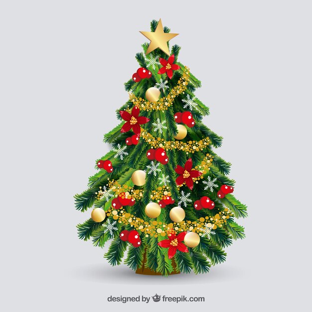 Beautiful christmas tree