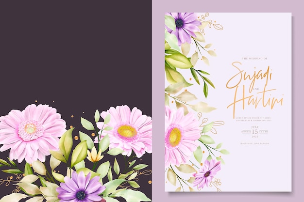 beautiful chrysanthemum background and frame design