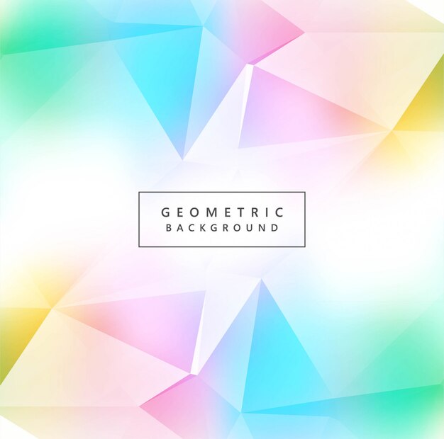 Beautiful colorful polygon background