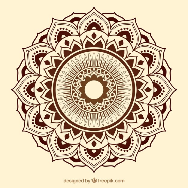 Beautiful creative mandala background