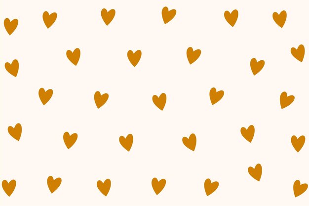 beautiful cute golden heart pattern with lovely message