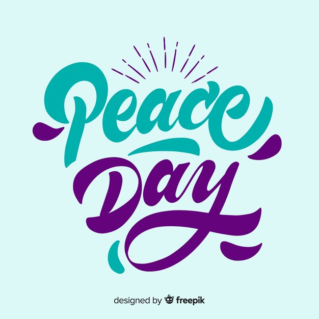 Beautiful day of peace background 