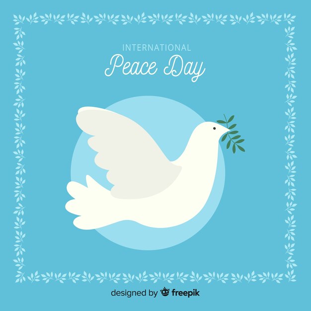 Beautiful day of peace background 