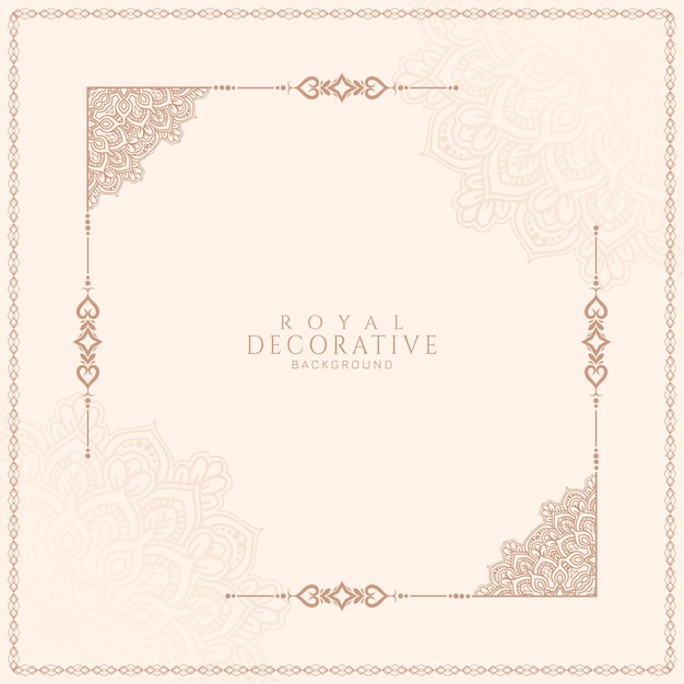 Free vector beautiful elegant floral frame decorative background