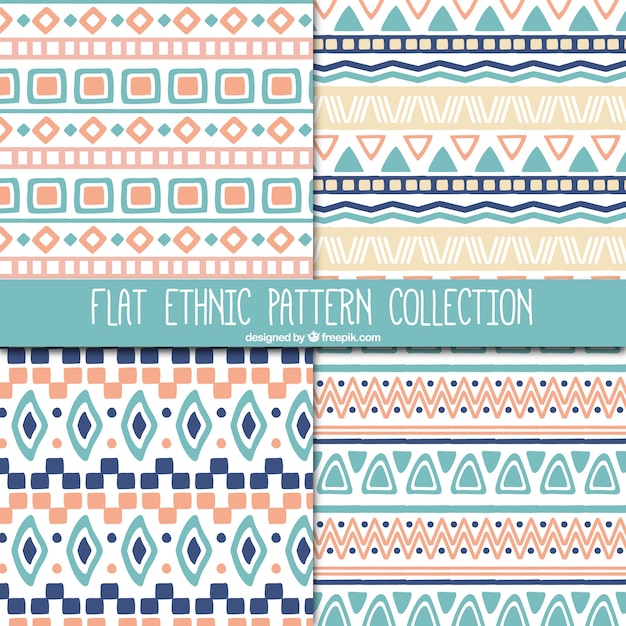 Beautiful ethnic patterns set