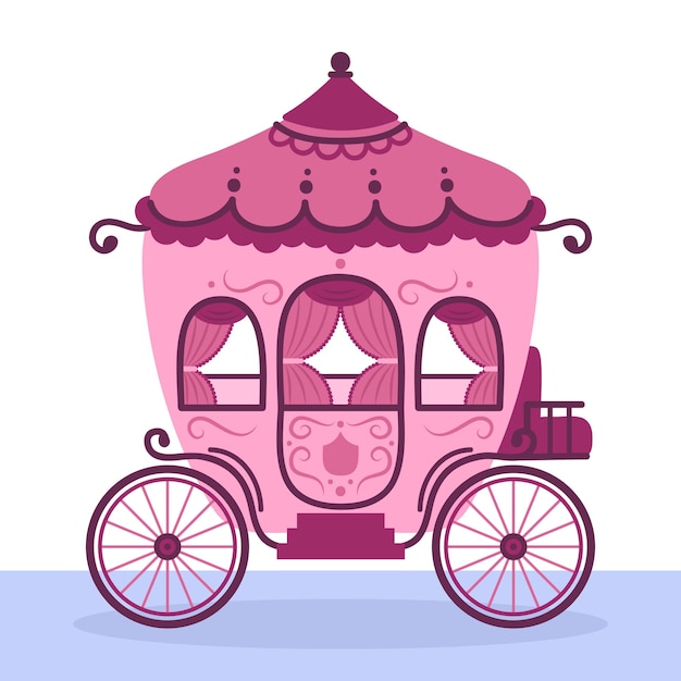 Beautiful fairytale cinderella carriage