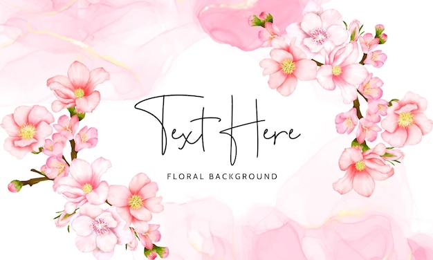 beautiful floral background cherry blossom flower